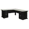 Fusion Fusion L-Desks with Storage, 72 D X 29 H, 72 W X Wood, Metal MLD723042PL - alternate 1